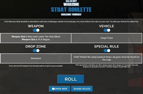 Warzone STRAT ROULETTE (Part 1) .